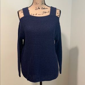 DJ & JUJU cold shoulder sweater size XS